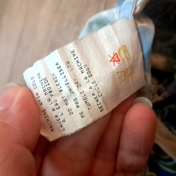 Vintage ROXY Quiksilver Boardshorts Juniors sz 3 Blue green Surfing swim shorts - Picture 8 of 12